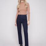 Charlie B Jeans C5584 à jambre droite - Bleu noir
