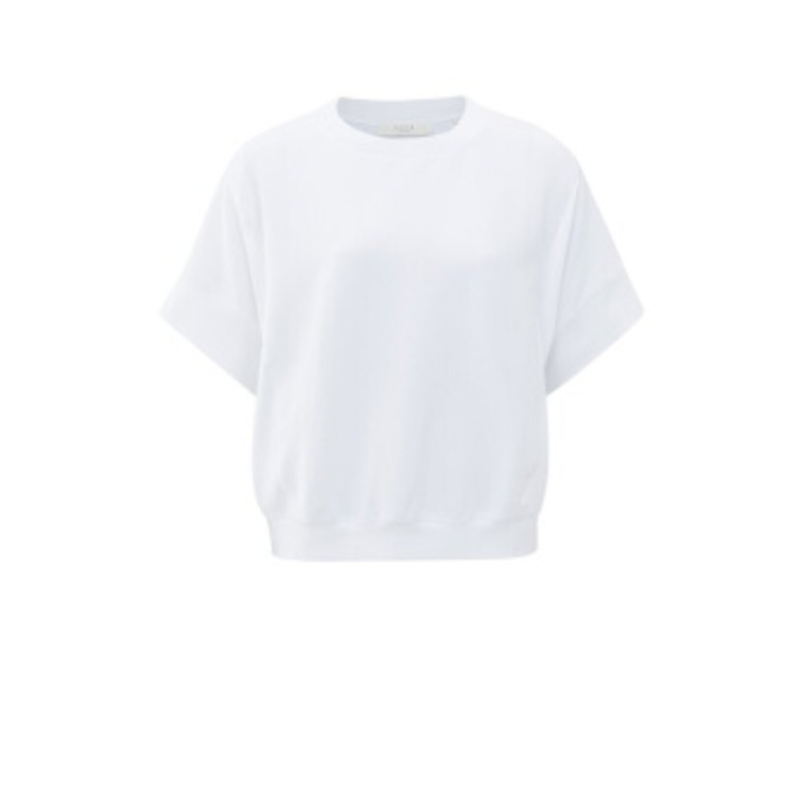 Yaya Chandail en jersey côtelé - Pure White