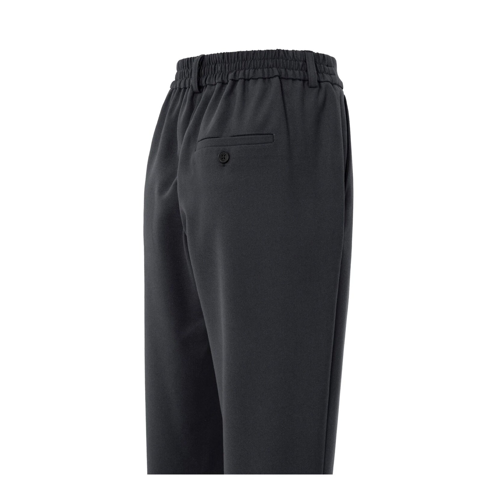 Yaya Pantalon à taille élastique - Oyster Black