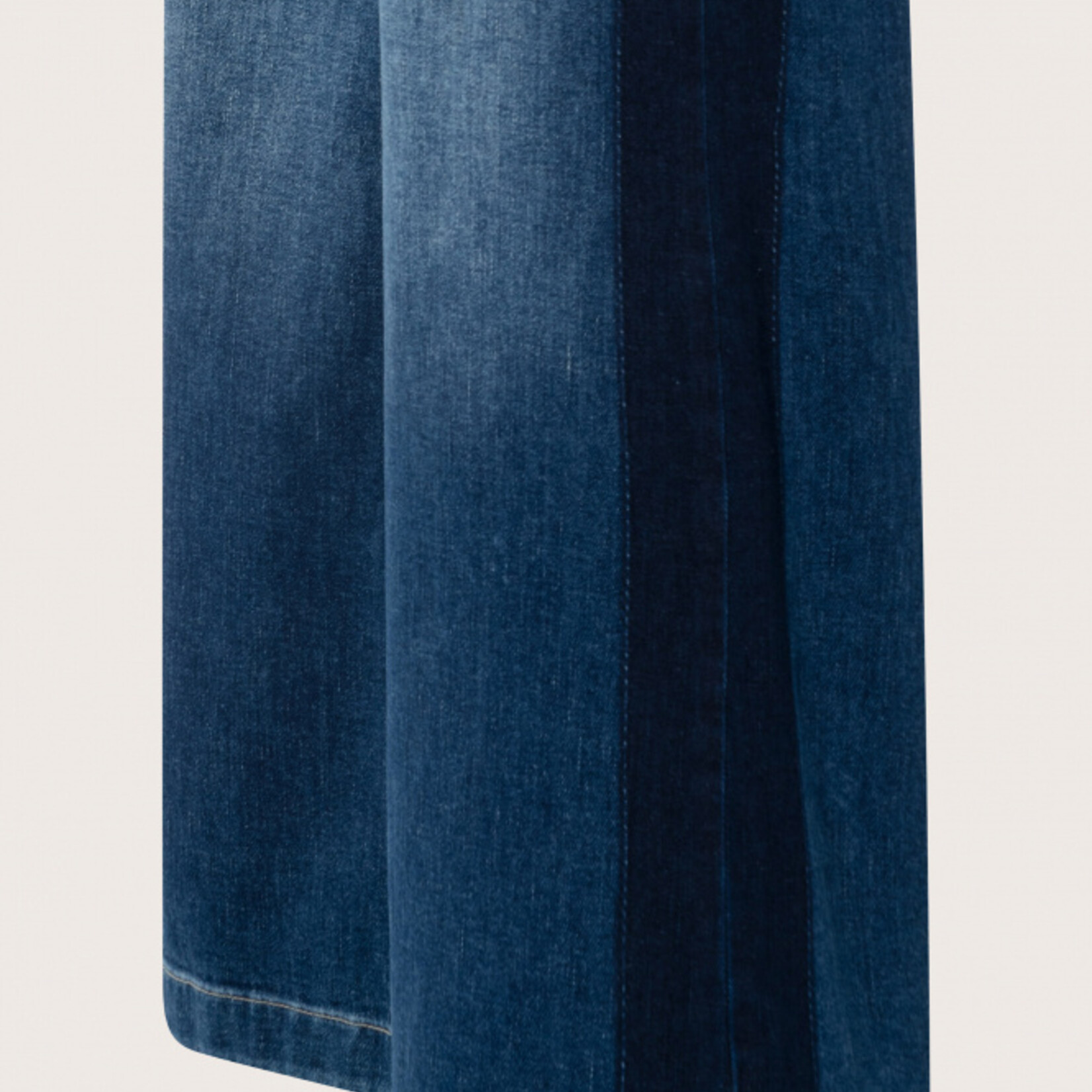 Yaya Jeans jambe large - Dark blue denim