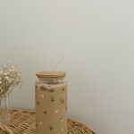 moi d'abord Tumbler en verre Matin Fleuri