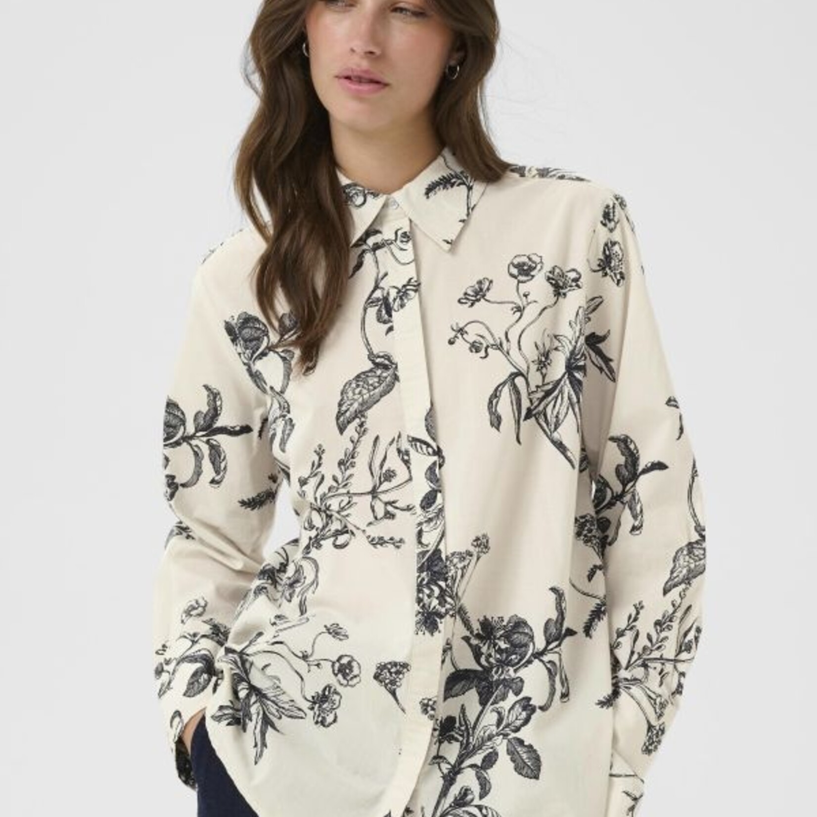 Part Two Blouse Sveja - Marine foncé