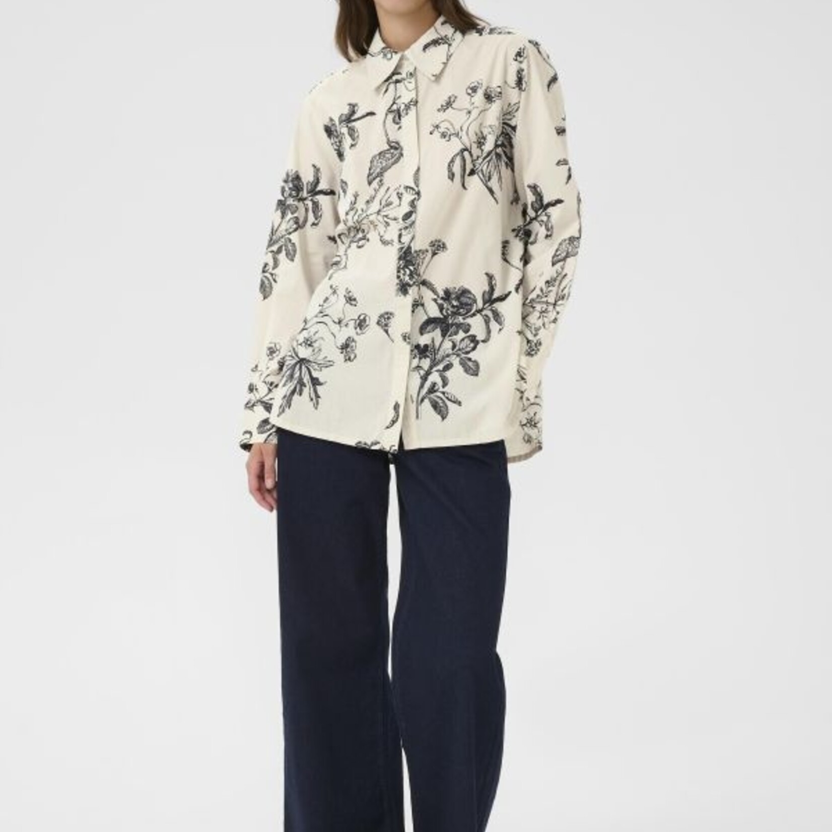 Part Two Blouse Sveja - Marine foncé