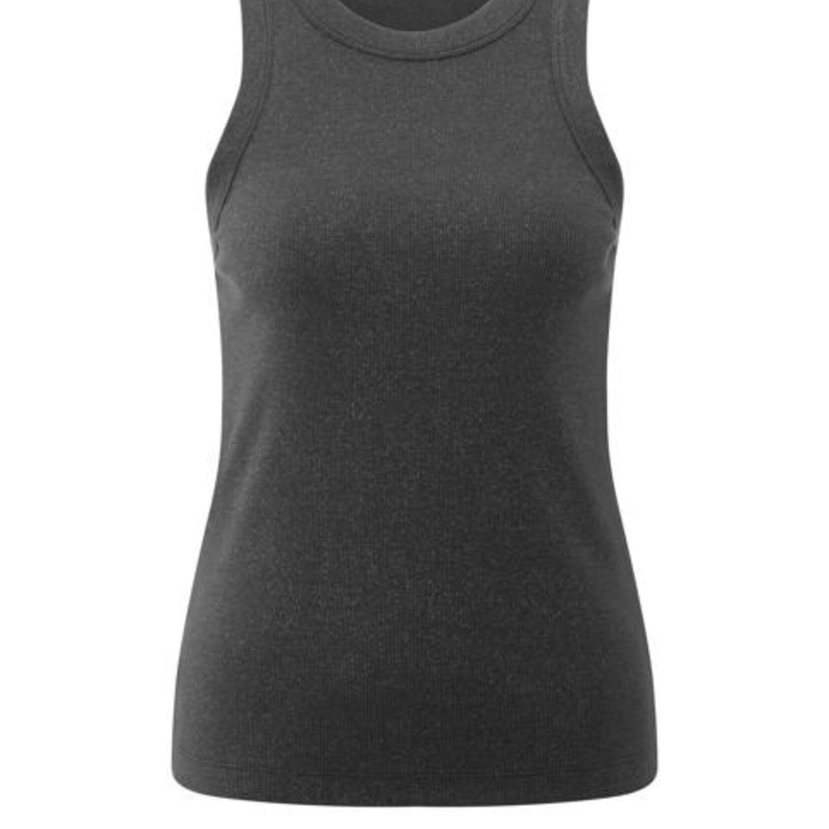 Yaya Camisole en rib - Black X-Small