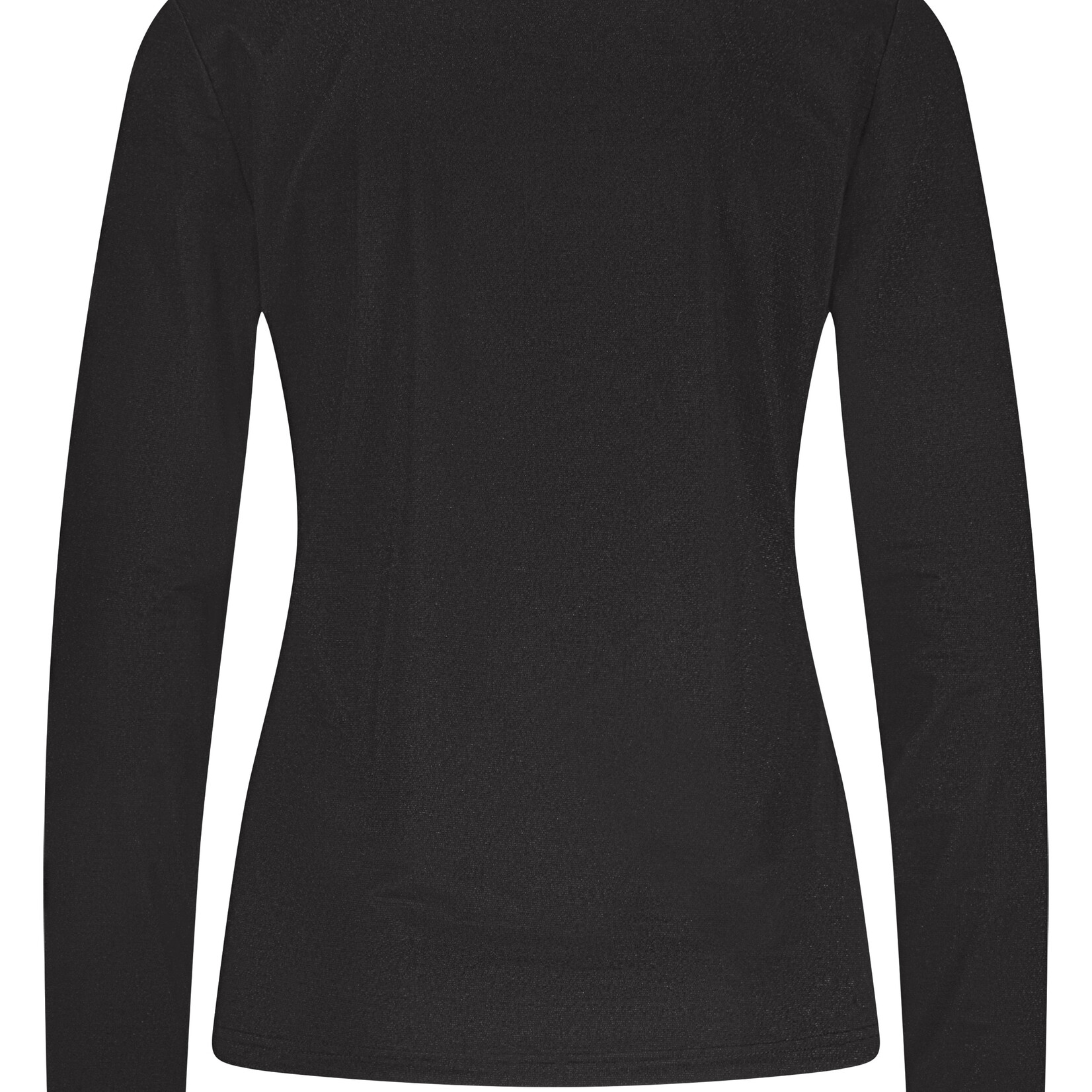 Tramontana Top à col montant pailleté - Noir