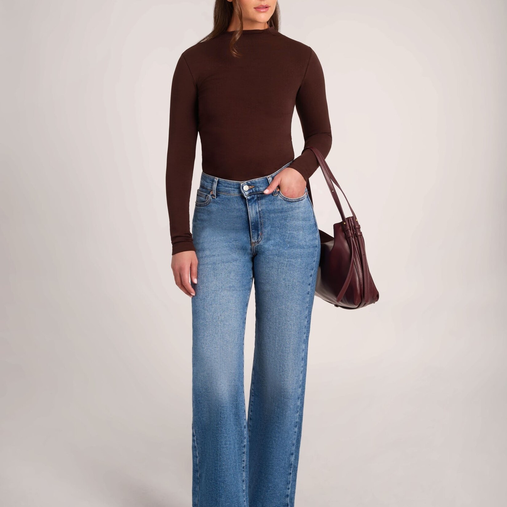 Jeans Lily à jambes larges - Jersey