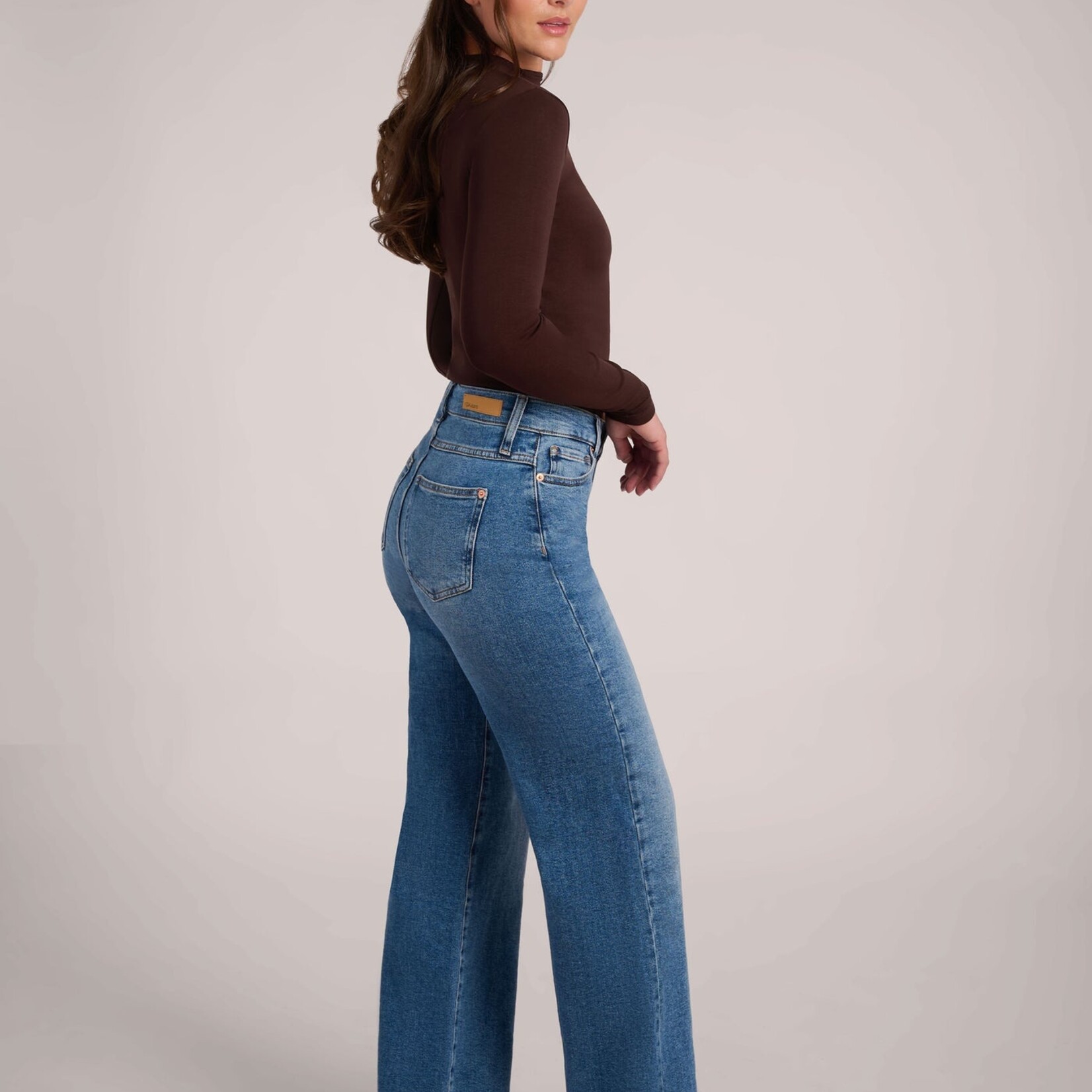 Jeans Lily à jambes larges - Jersey
