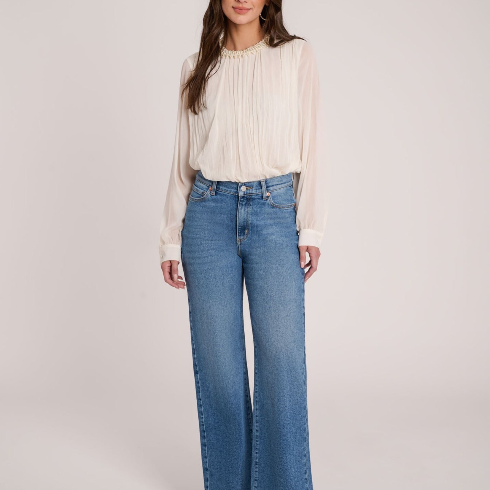 Jeans Lily à jambes larges - Jersey