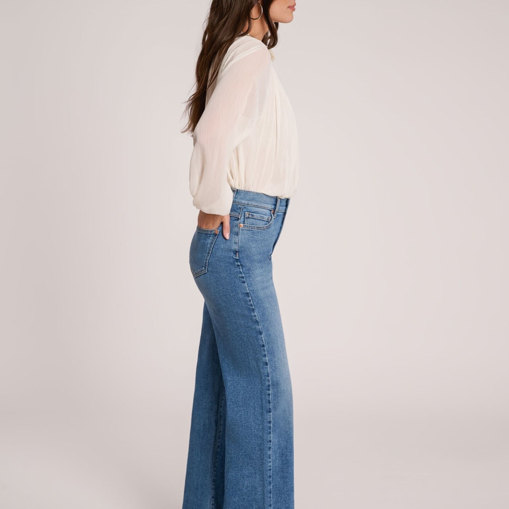 Jeans Lily à jambes larges - Jersey