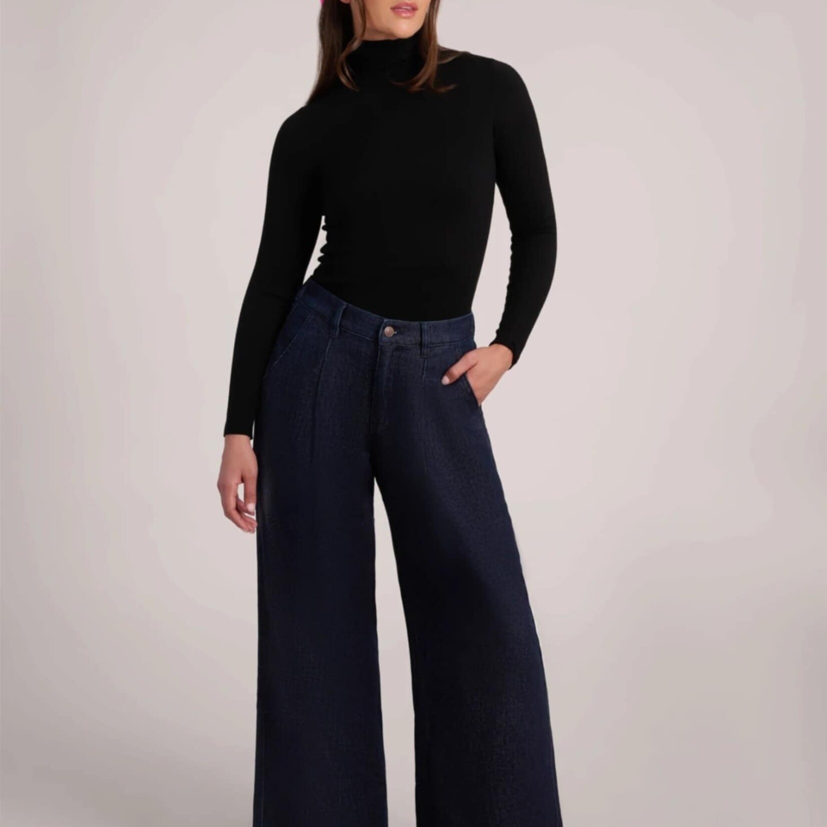 Jeans Lily large à plis fluides - Elera