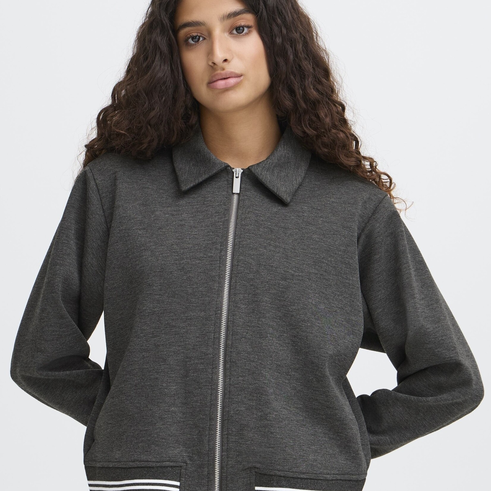 Ichi Jacket Kate Sport - Forged Iron Melange