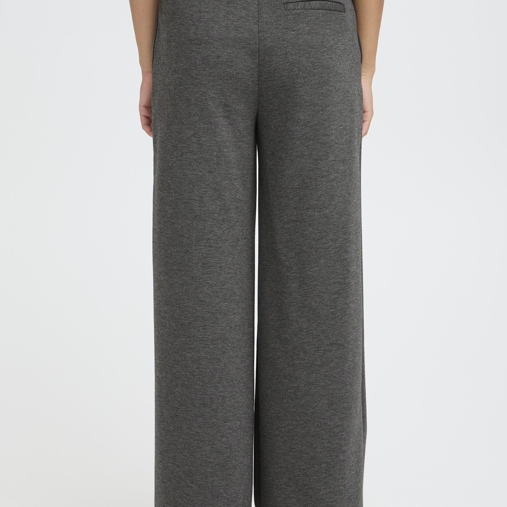 Ichi Pantalon Kate Sport - Forged Iron Melange