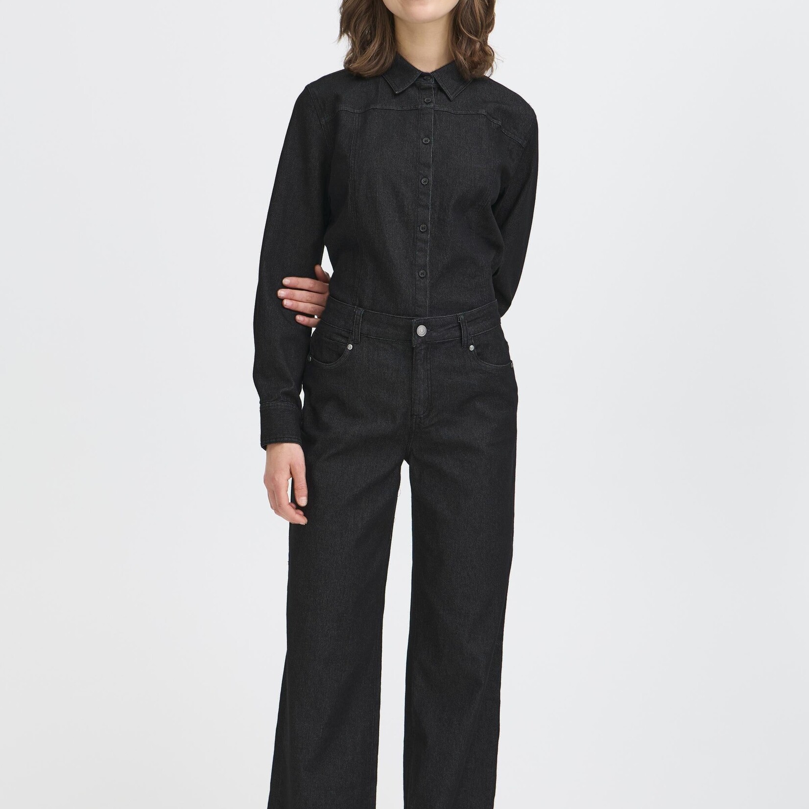 Fransa Jeans Chi Hanna - Black Denim