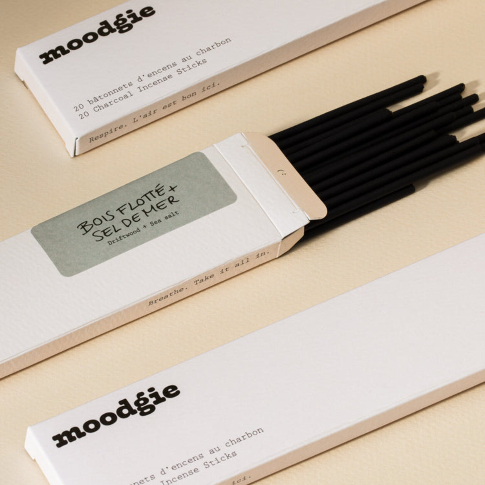 Moodgie Encens - Bois flotté + Sel de mer