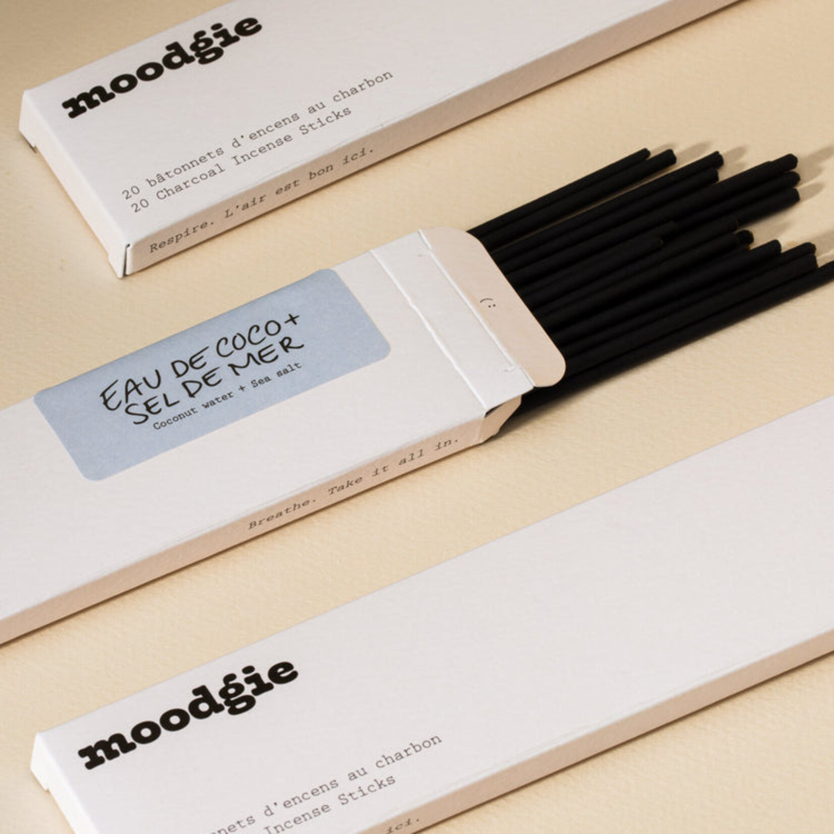 Moodgie Encens - Eau de coco + Sel de mer