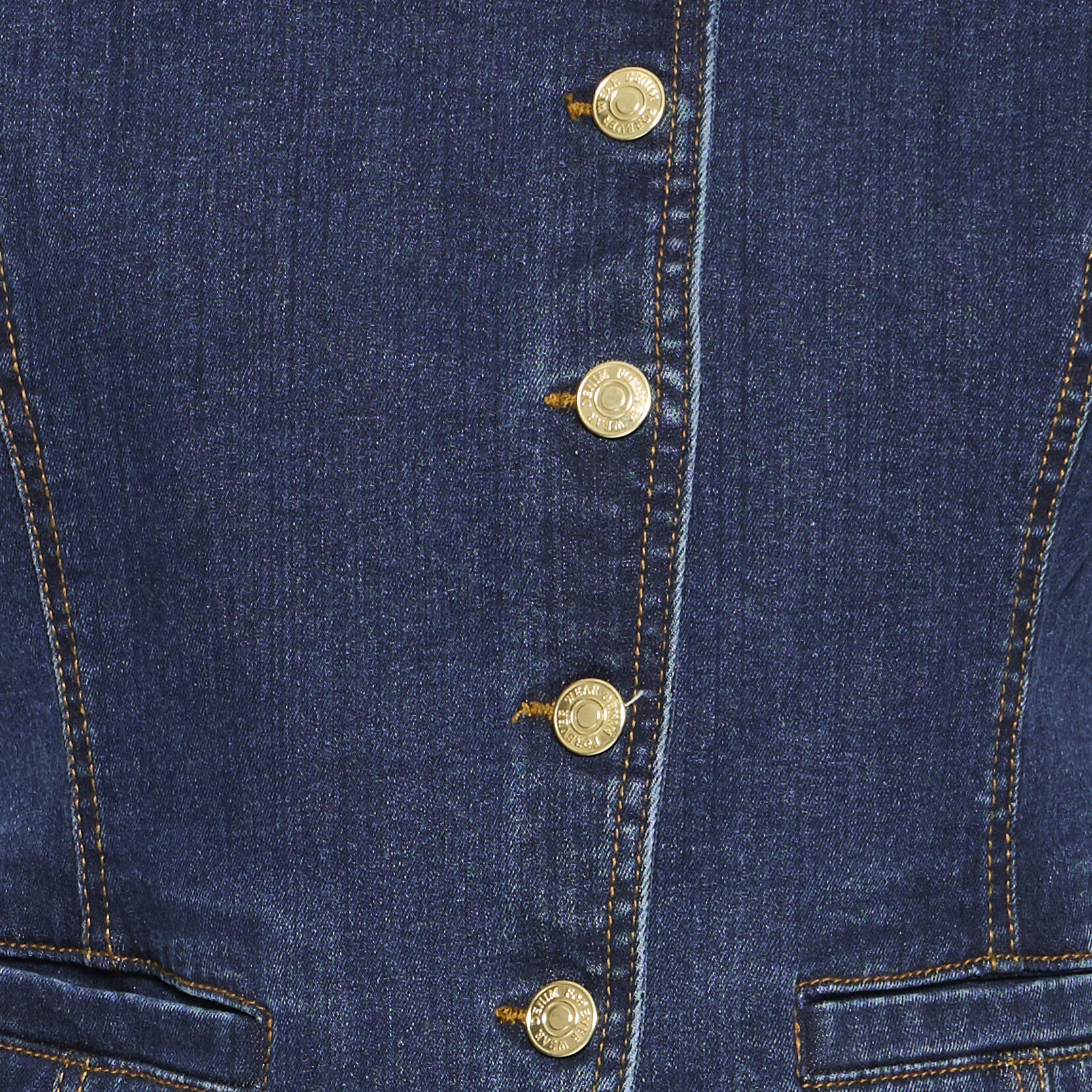 b.young Veste Komma en Jeans sans manches - Denim Bleu Foncé