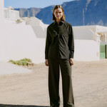 b.young Pantalon Danta - Military Olive Melange
