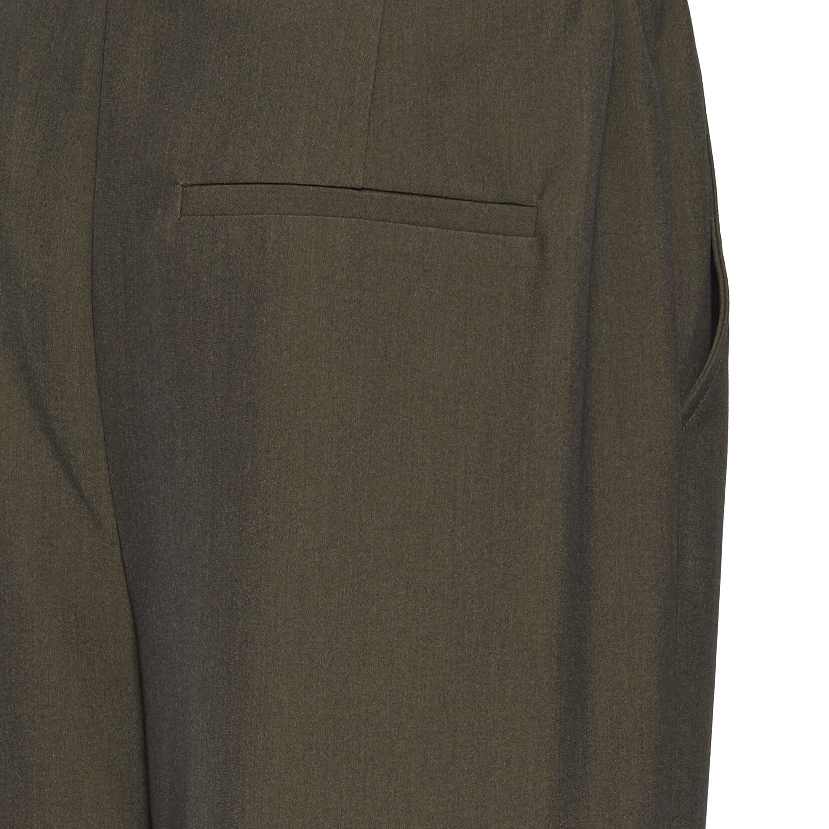 b.young Pantalon Danta - Military Olive Melange