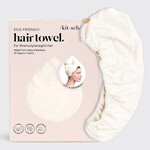 Kitsch Serviette à cheveux séchage rapide - Ivoire