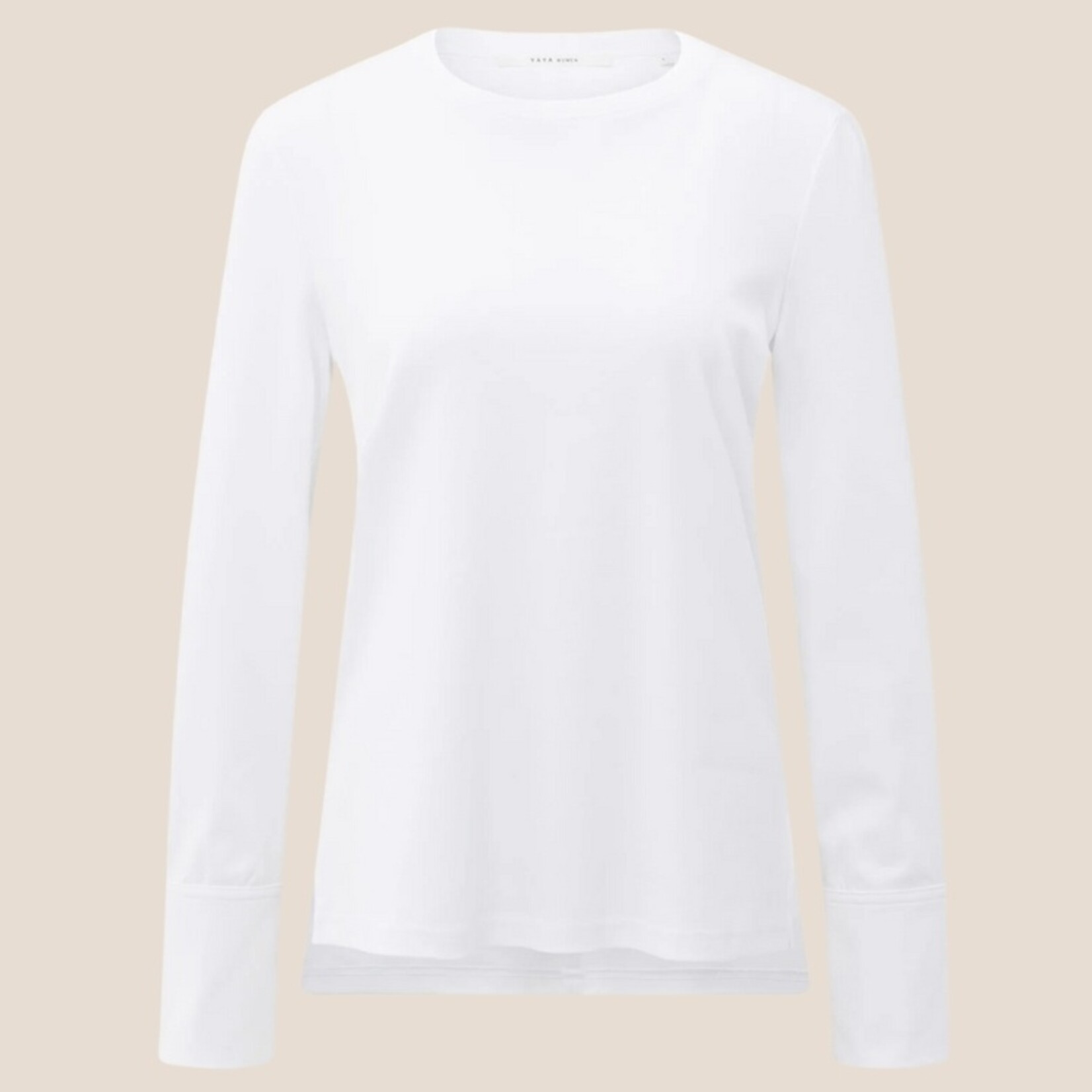 Yaya Top en jersey - Pure White