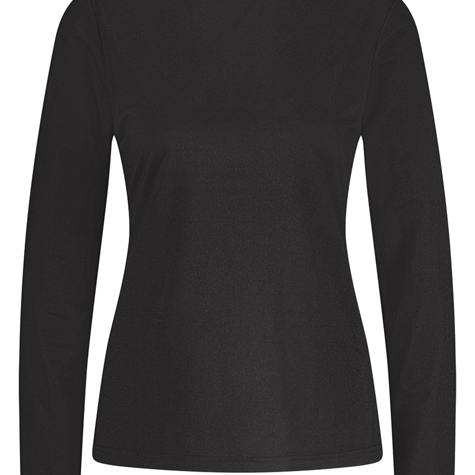 Tramontana Top à col montant pailleté - Noir