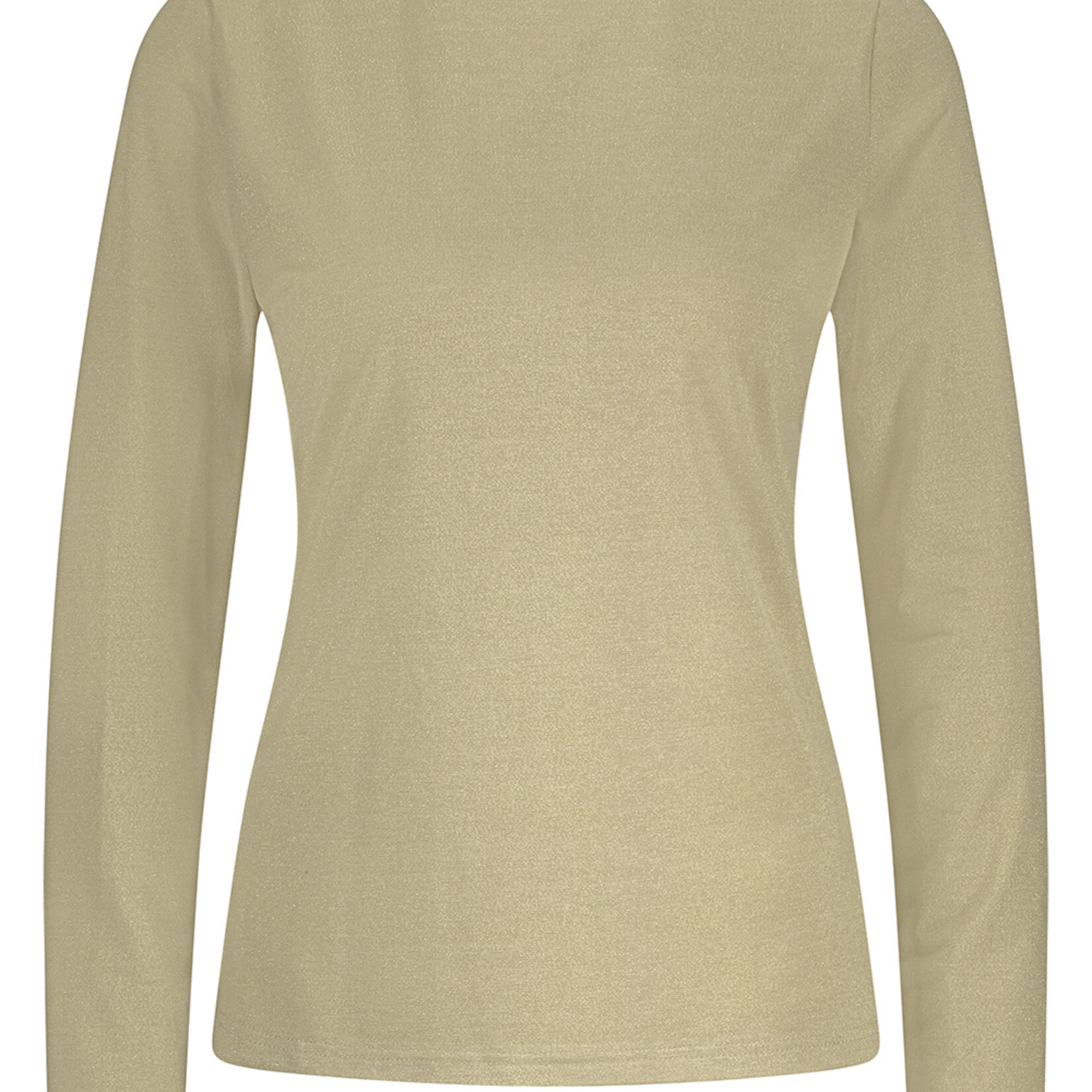 Tramontana Top à col montant pailleté - Stone