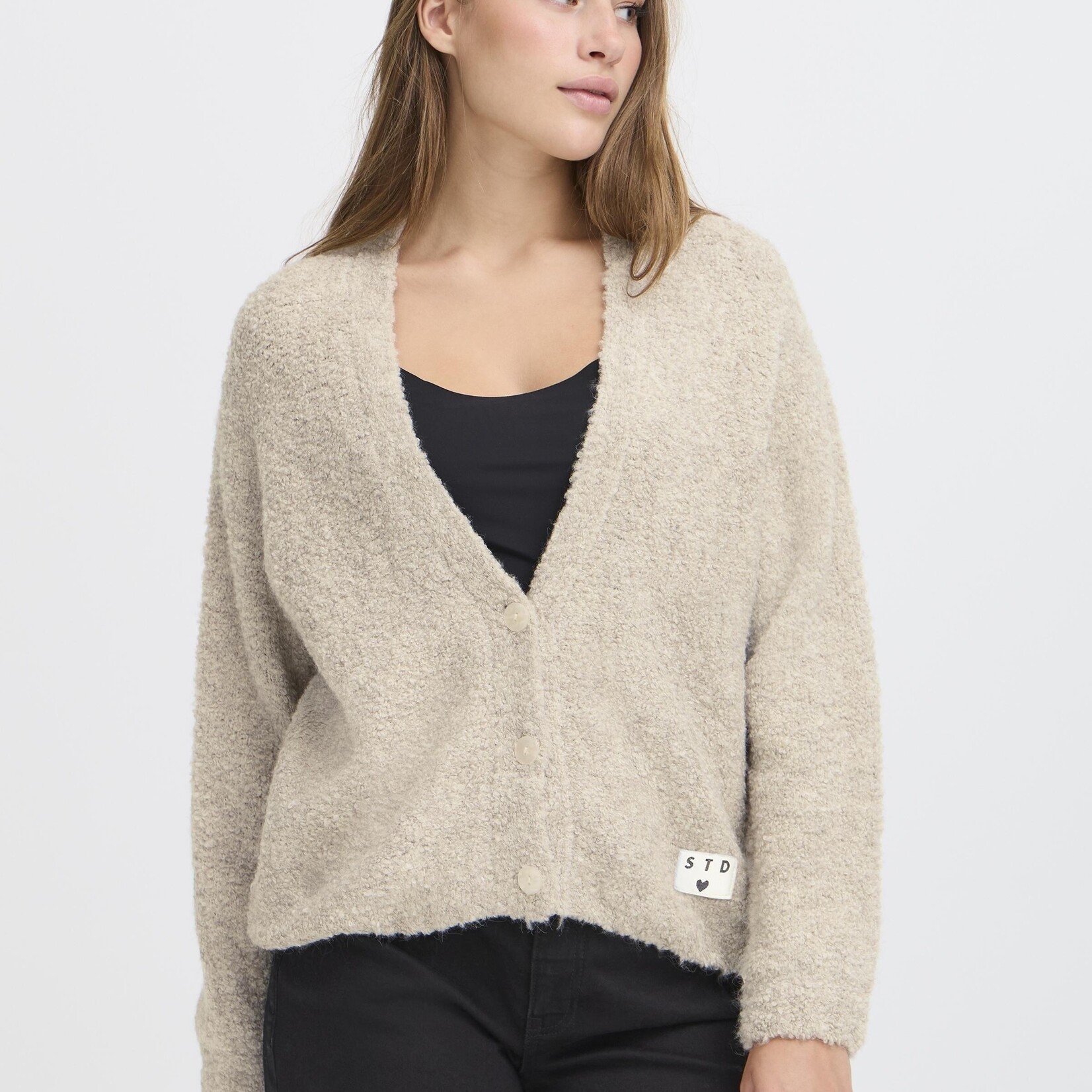Ichi Cardigan Blarisa - Almond Milk