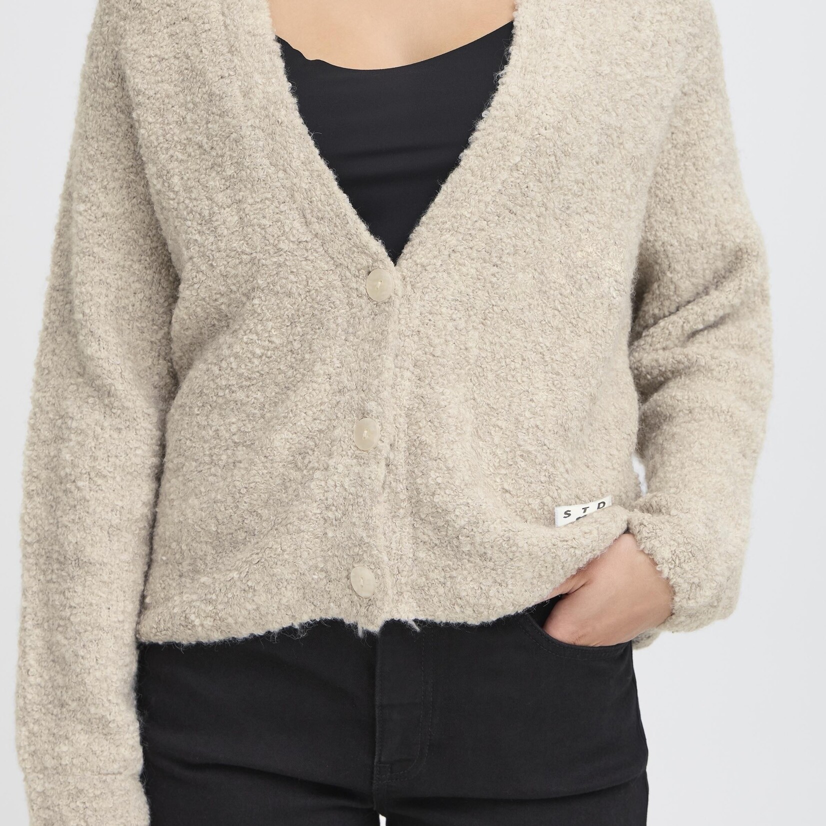 Ichi Cardigan Blarisa - Almond Milk
