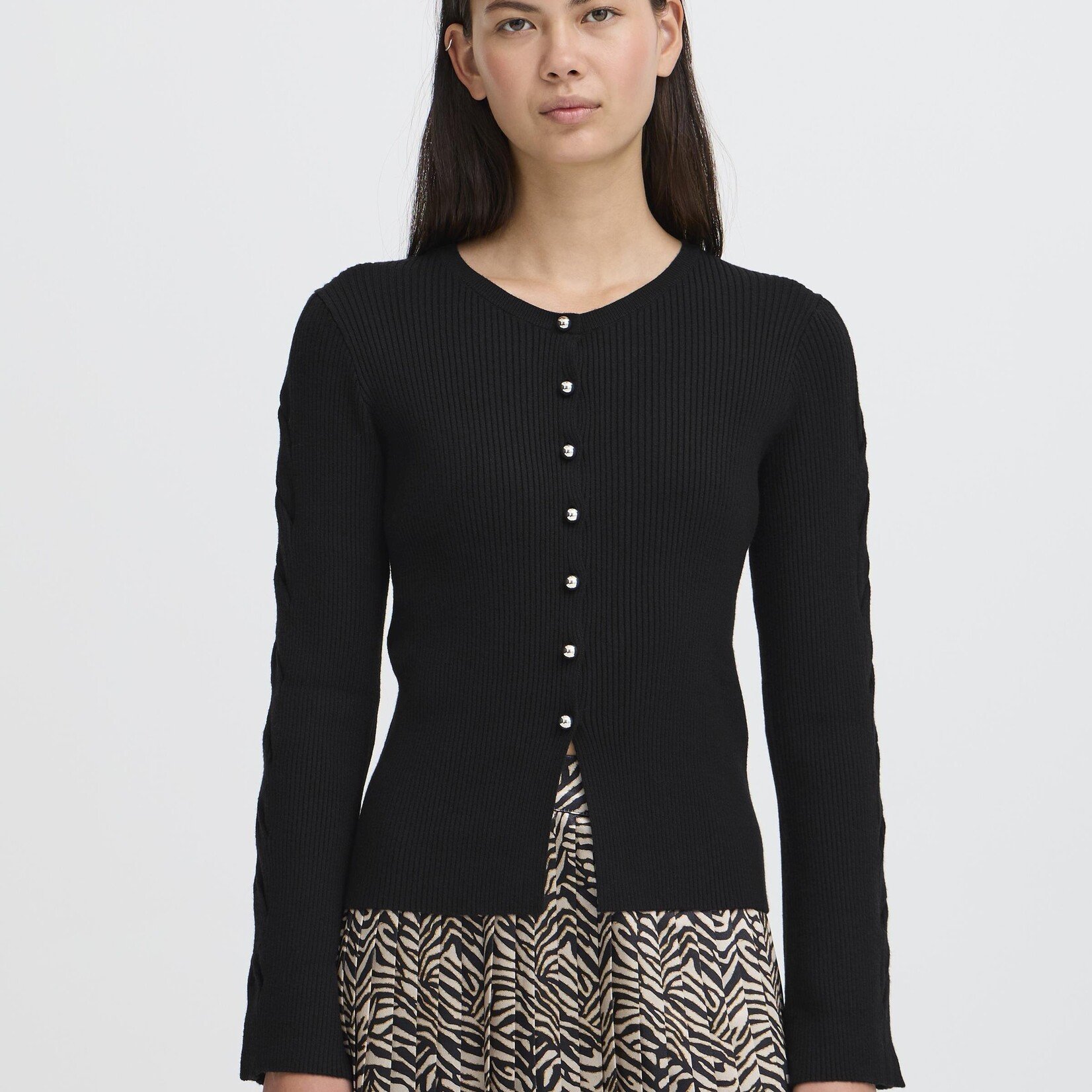 Ichi Cardigan Dollis - Noir