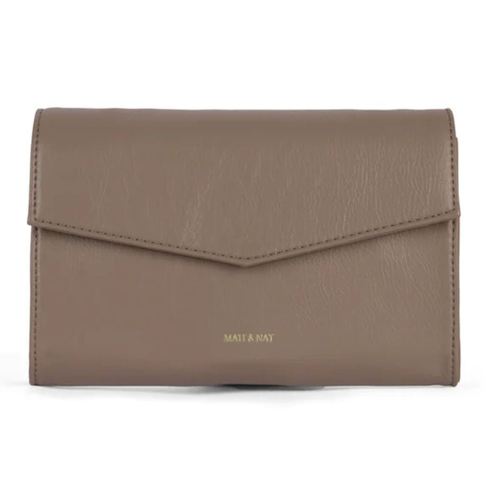 Matt & Nat Sac à bandoulière à fermeture à pression Lilian - Sepia
