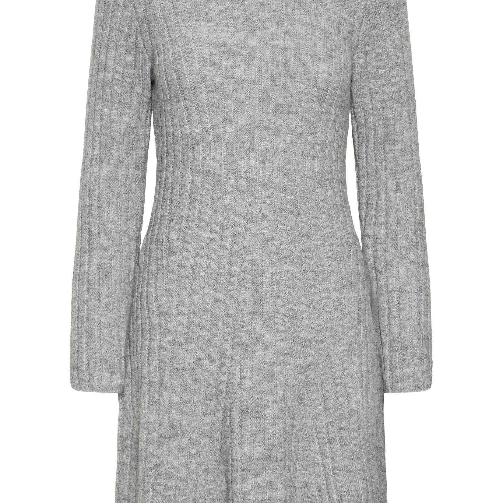 b.young Robe Marianne - Mid Grey Melange