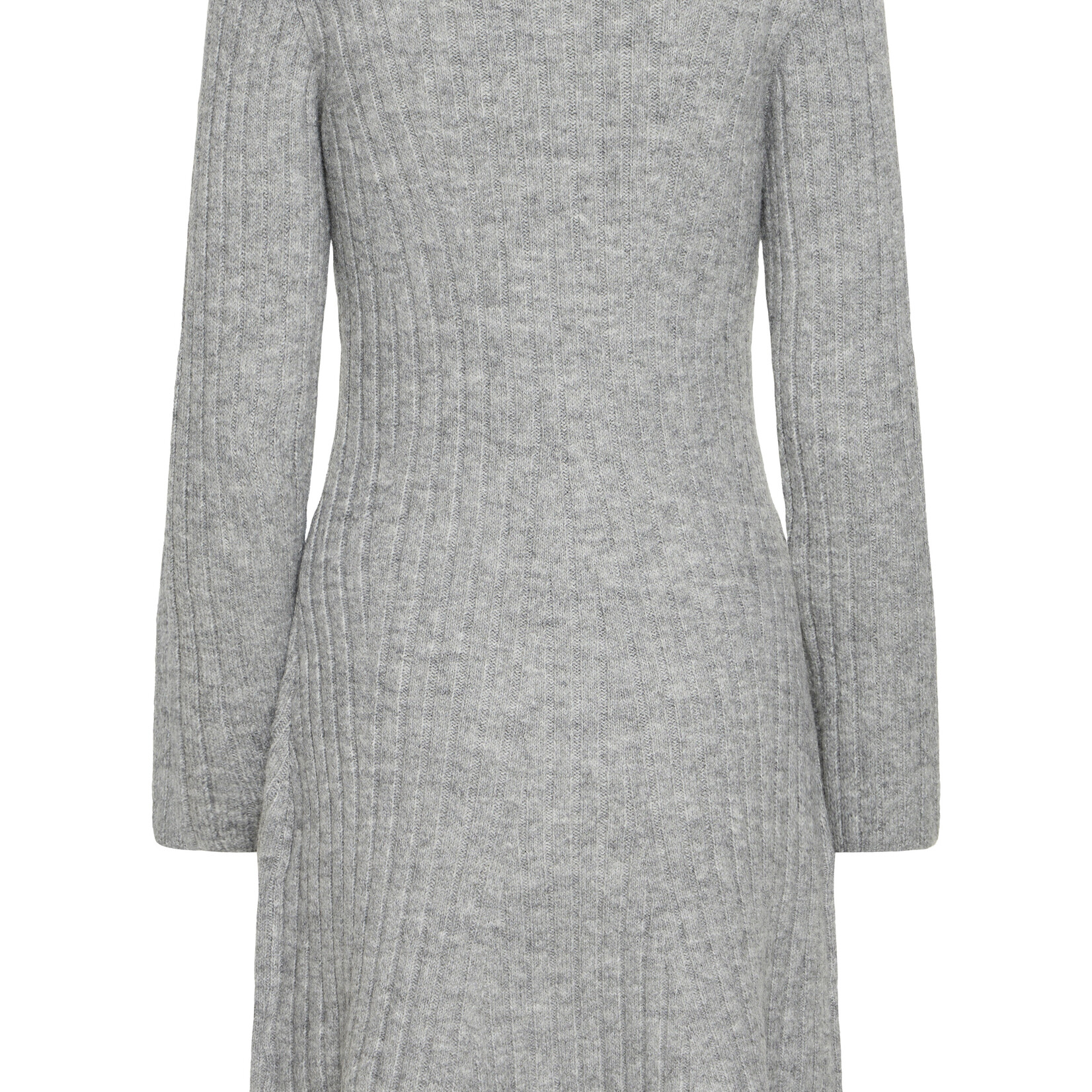 b.young Robe Marianne - Mid Grey Melange