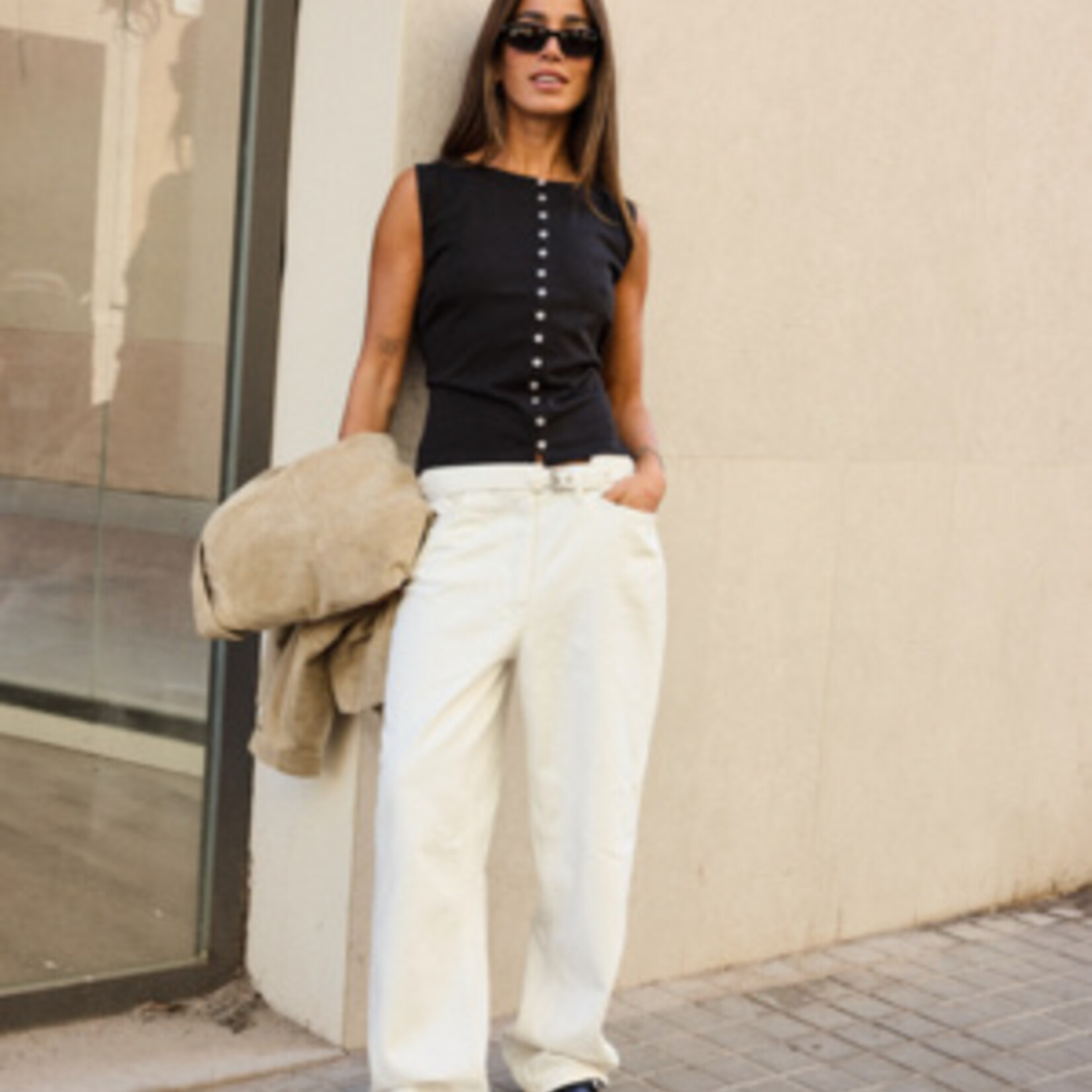 Ichi Top Sari - Noir