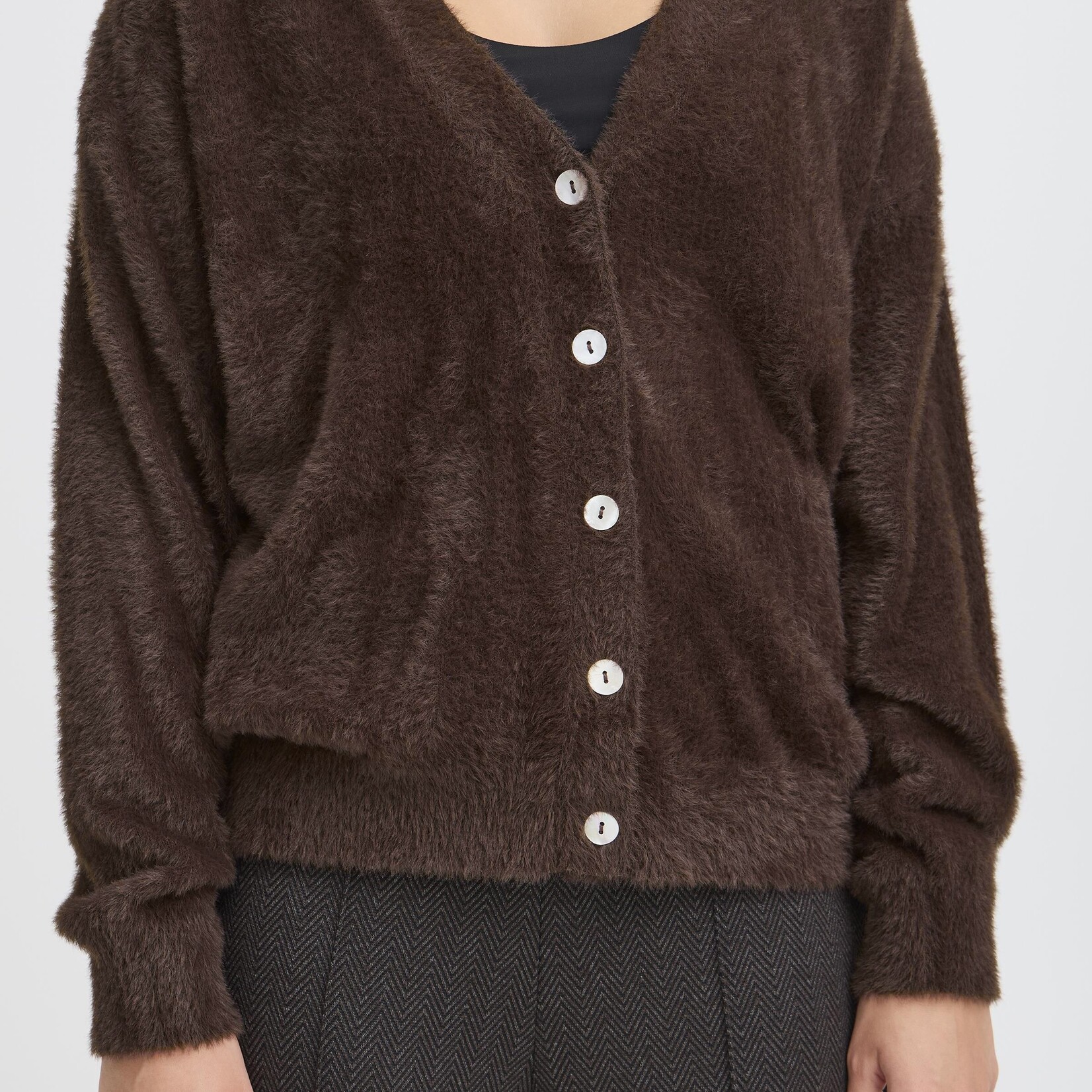 Ichi Cardigan Brula - Coffee Bean