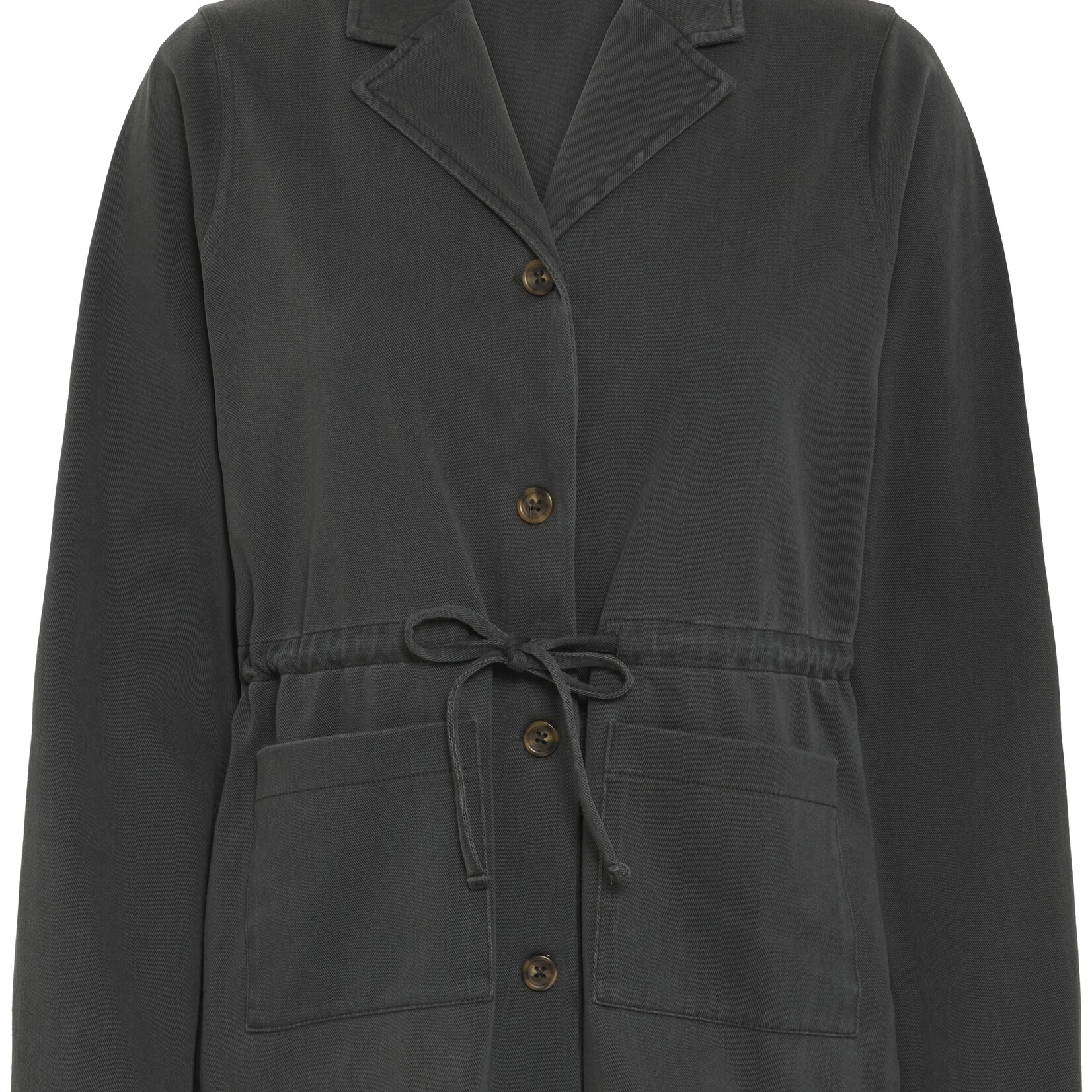 Ichi Blouse Kate Denim - Gris foncé