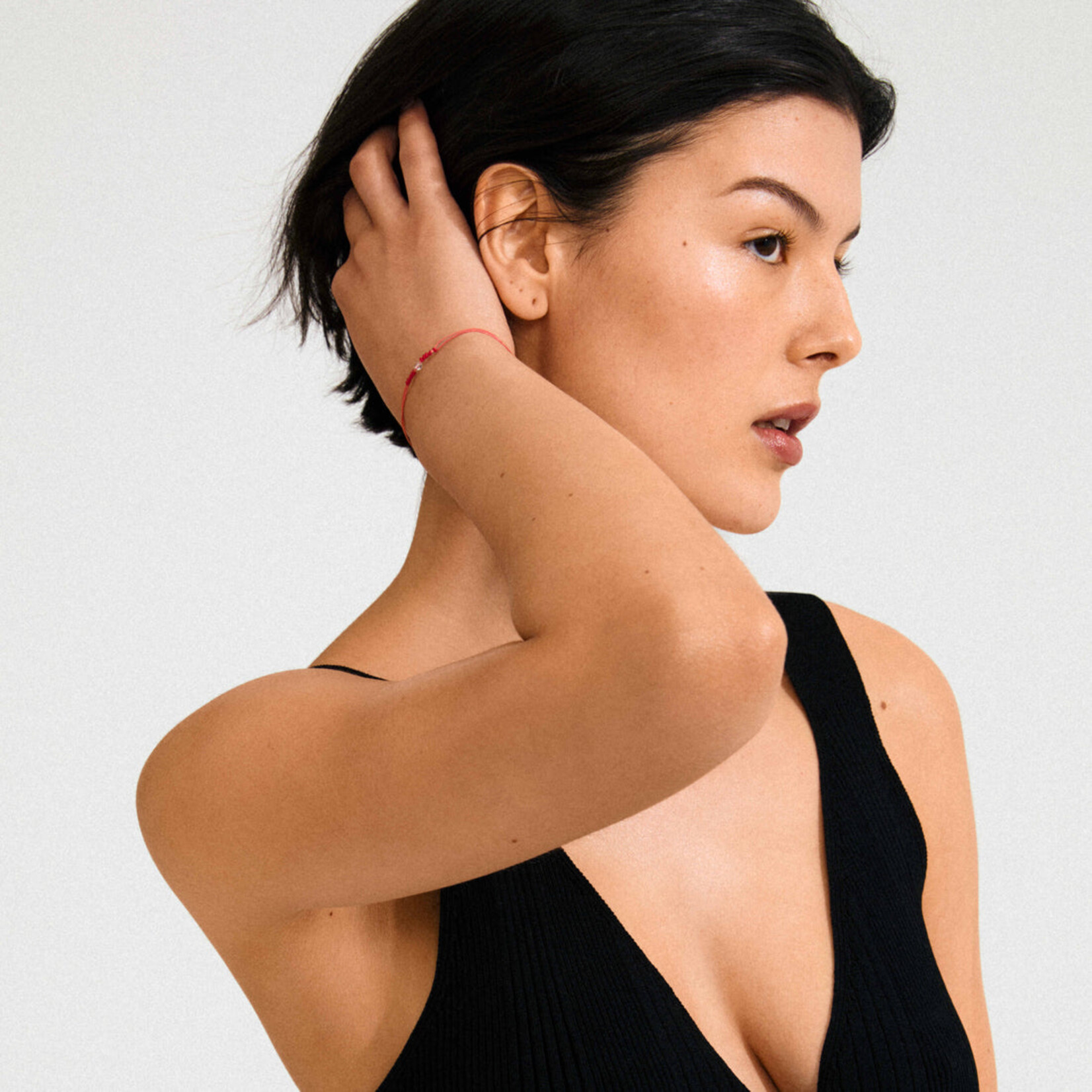 Pilgrim Bracelet Pierre de Naissance - Blanc Avril