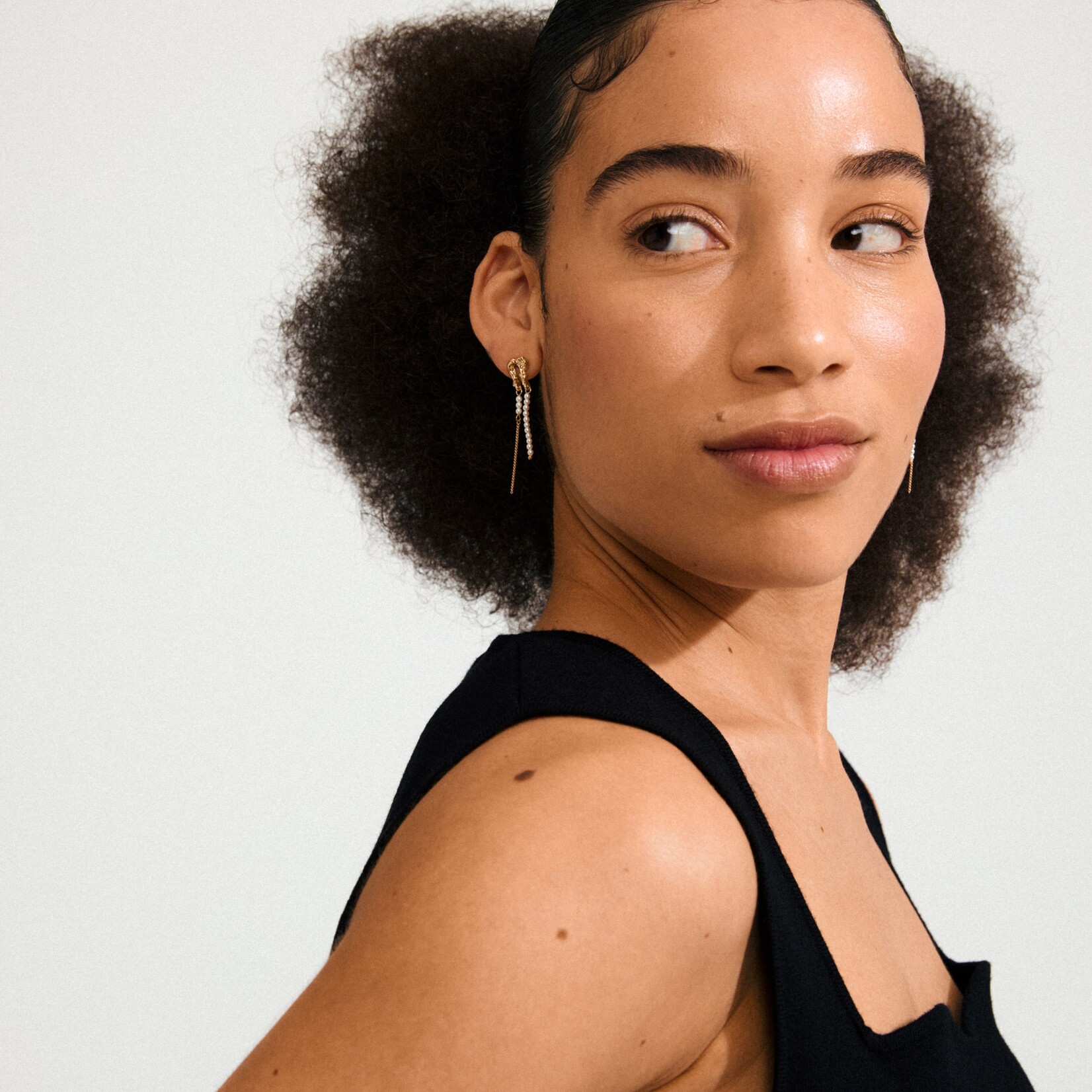 Pilgrim Vincent Boucles D'oreilles Recyclé - Gold Plated