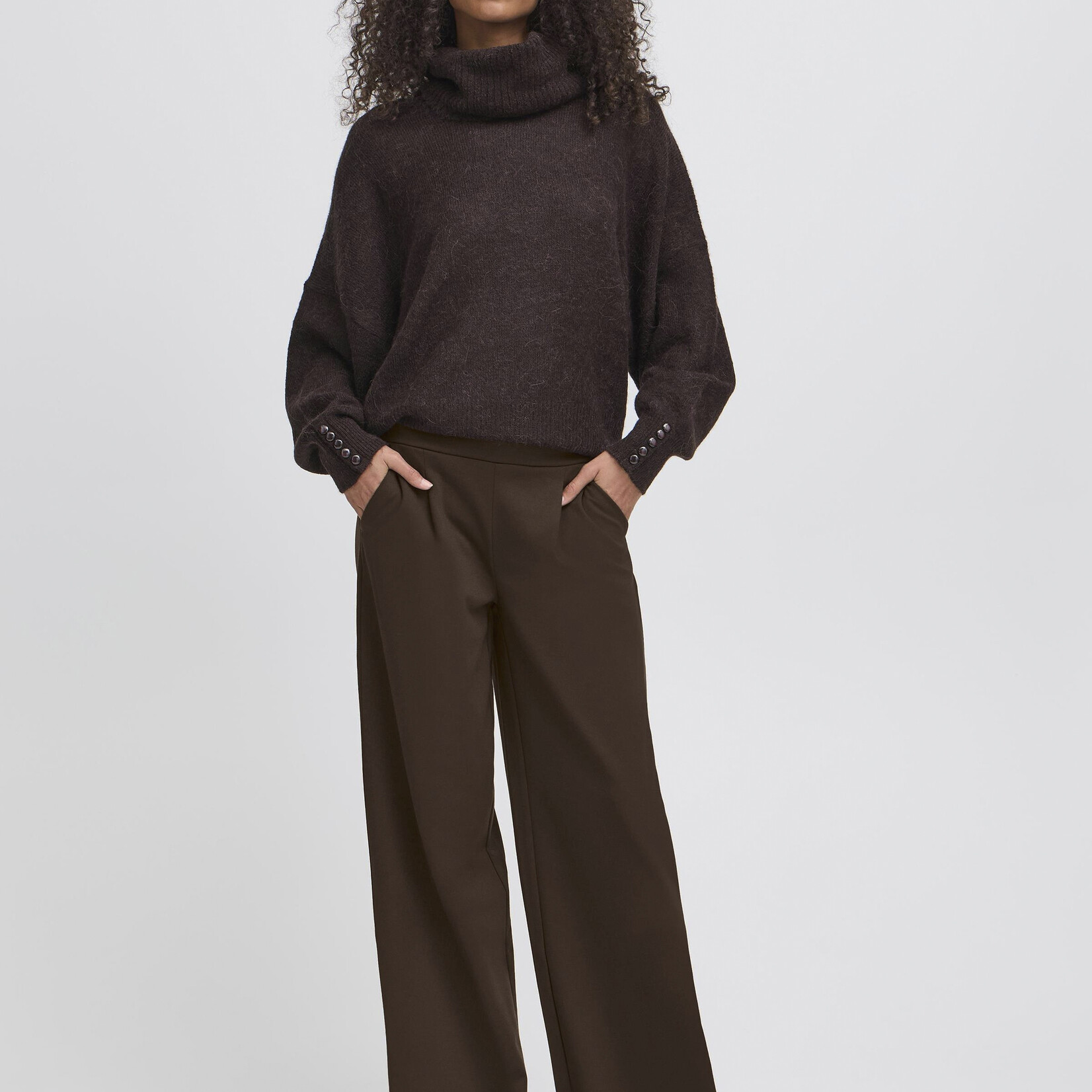 Ichi Pantalon Kate Jambre Large - Chocolate Torte