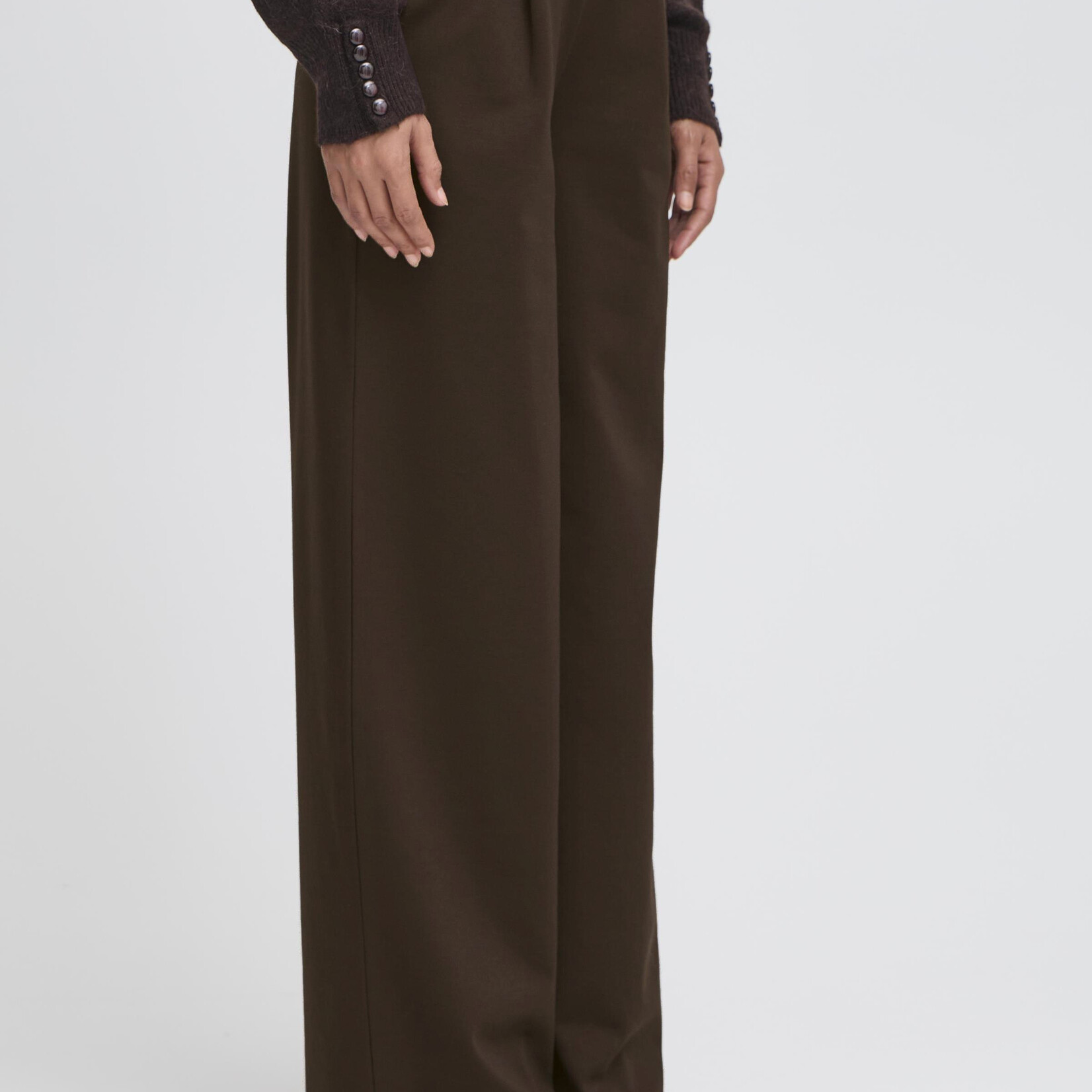 Ichi Pantalon Kate Jambre Large - Chocolate Torte