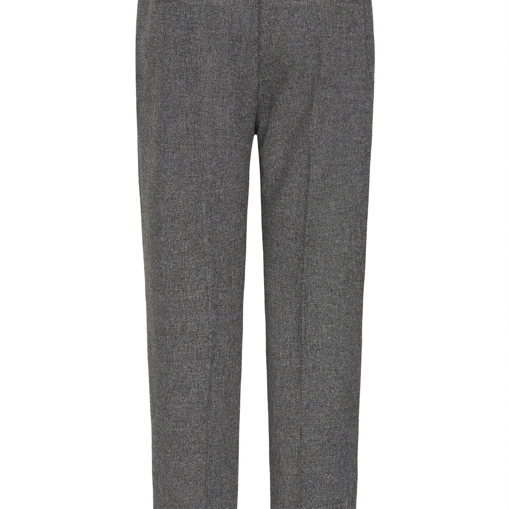 b.young Pantalon Etona avec ceinture - Mid Grey Melange