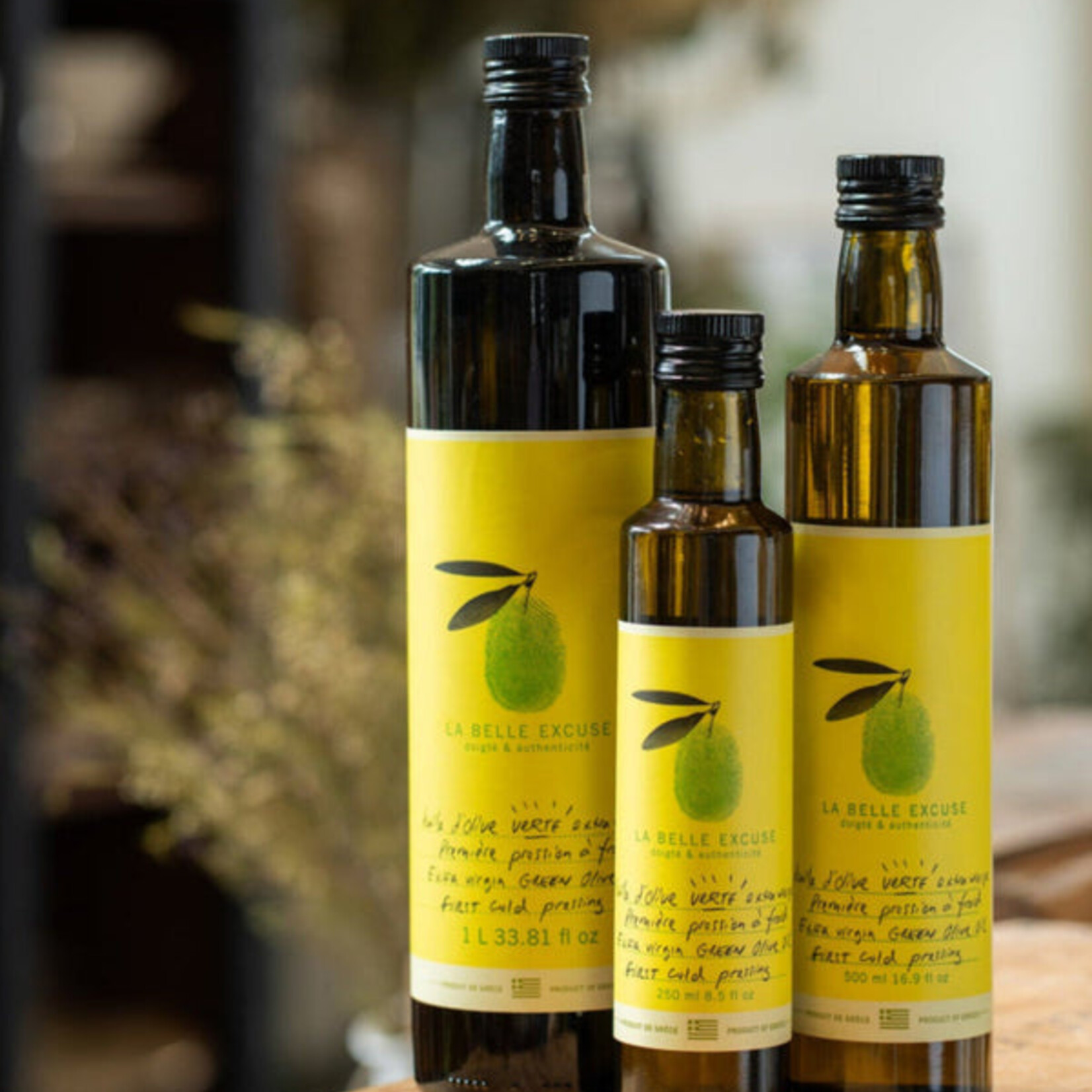 La Belle Excuse Huile d`olive verte 250ml