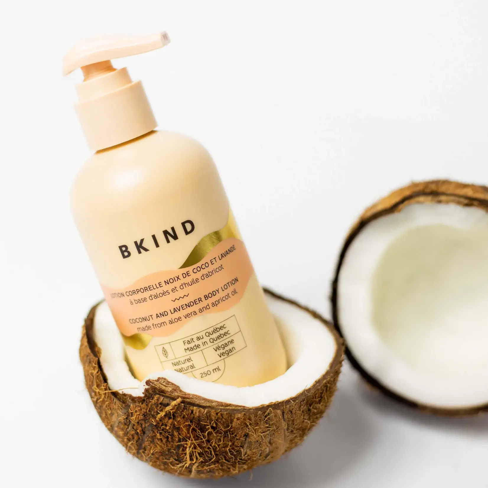 BKIND Lotion hydratante pour le corps - Noix de coco et lavande