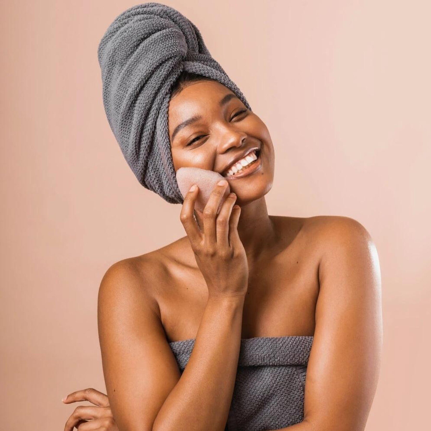 BKIND Eponge visage Konjac - Rose fleur