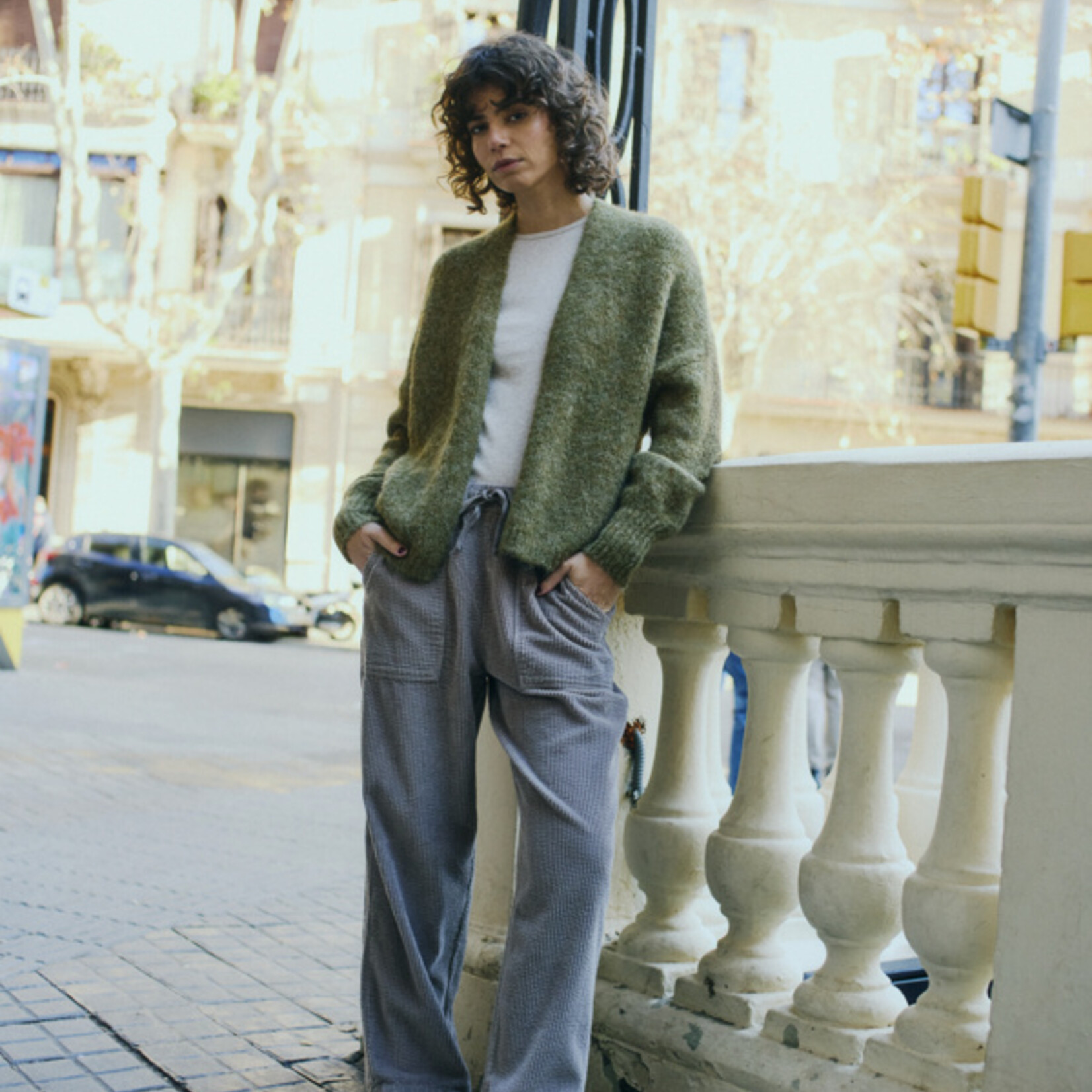 Fransa Pantalon Salomi - Moon Rock