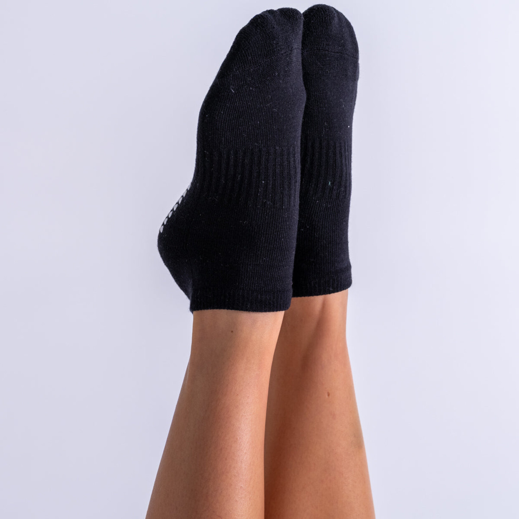 Reformer Loops Chaussette antidérapant cheville - noir