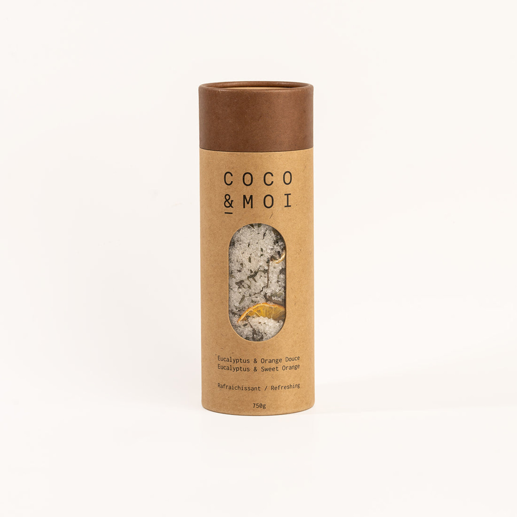 COCO & MOI Sel de bain - Eucalyptus & Orange Douce