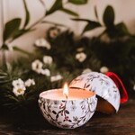 Mimi & August Bougie Ornement de Noël - Fleur d'hiver