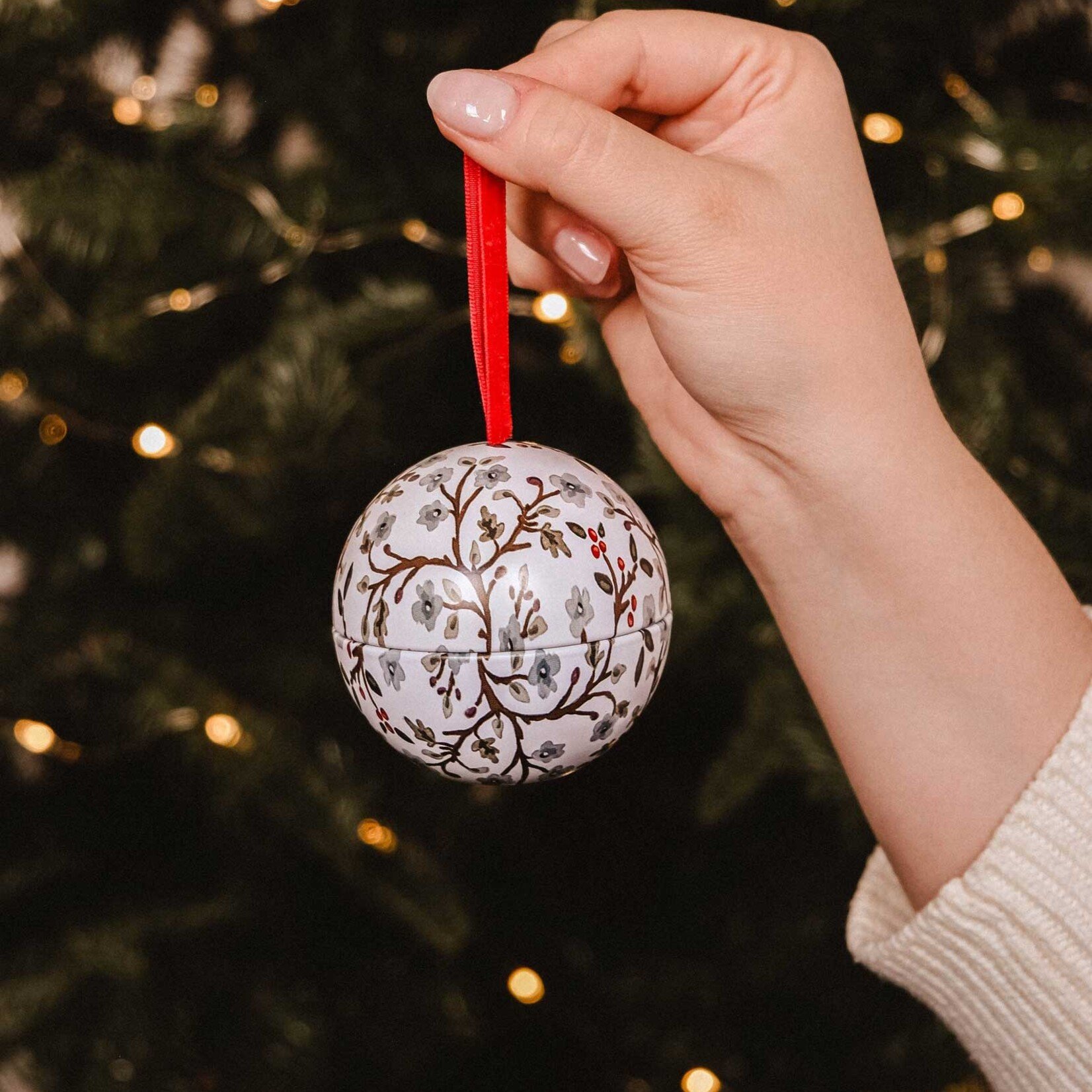 Mimi & August Bougie Ornement de Noël - Fleur d'hiver