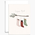 Mimi & August Carte de voeux - Joyeux Noël Chaussettes