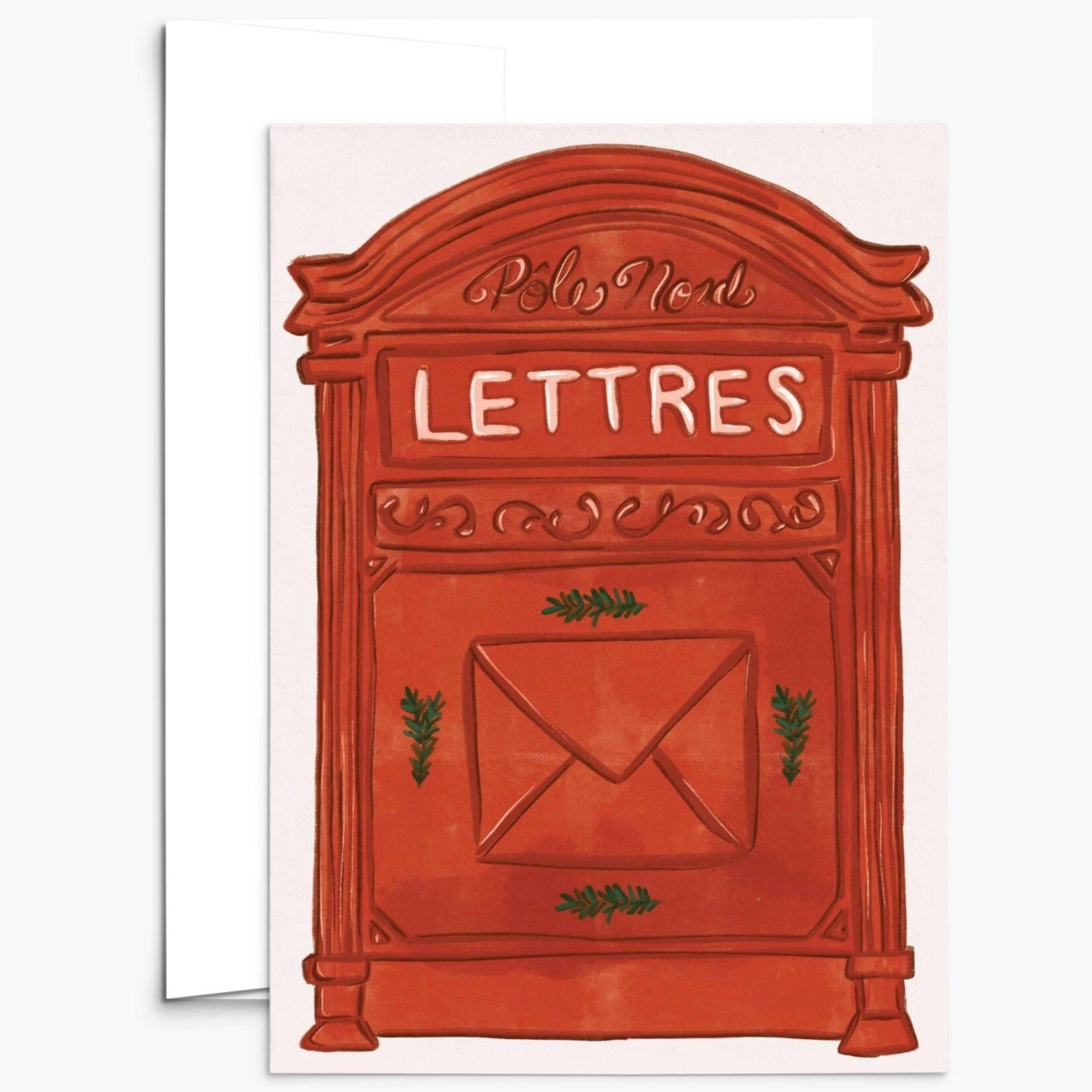 Mimi & August Carte de voeux - Lettre au Père Noël